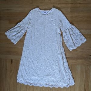 Ingrid I & Isabel Lace Bell Sleeve Dress